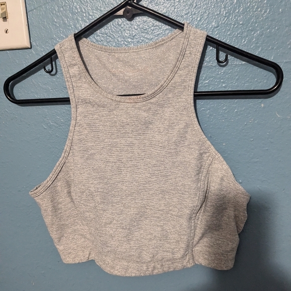 Outdoor Voices Tops - Outdoor Voices Women's Gray Sleeveless Crop Top